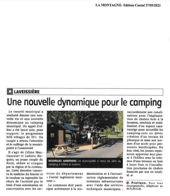 Camping laveissiere