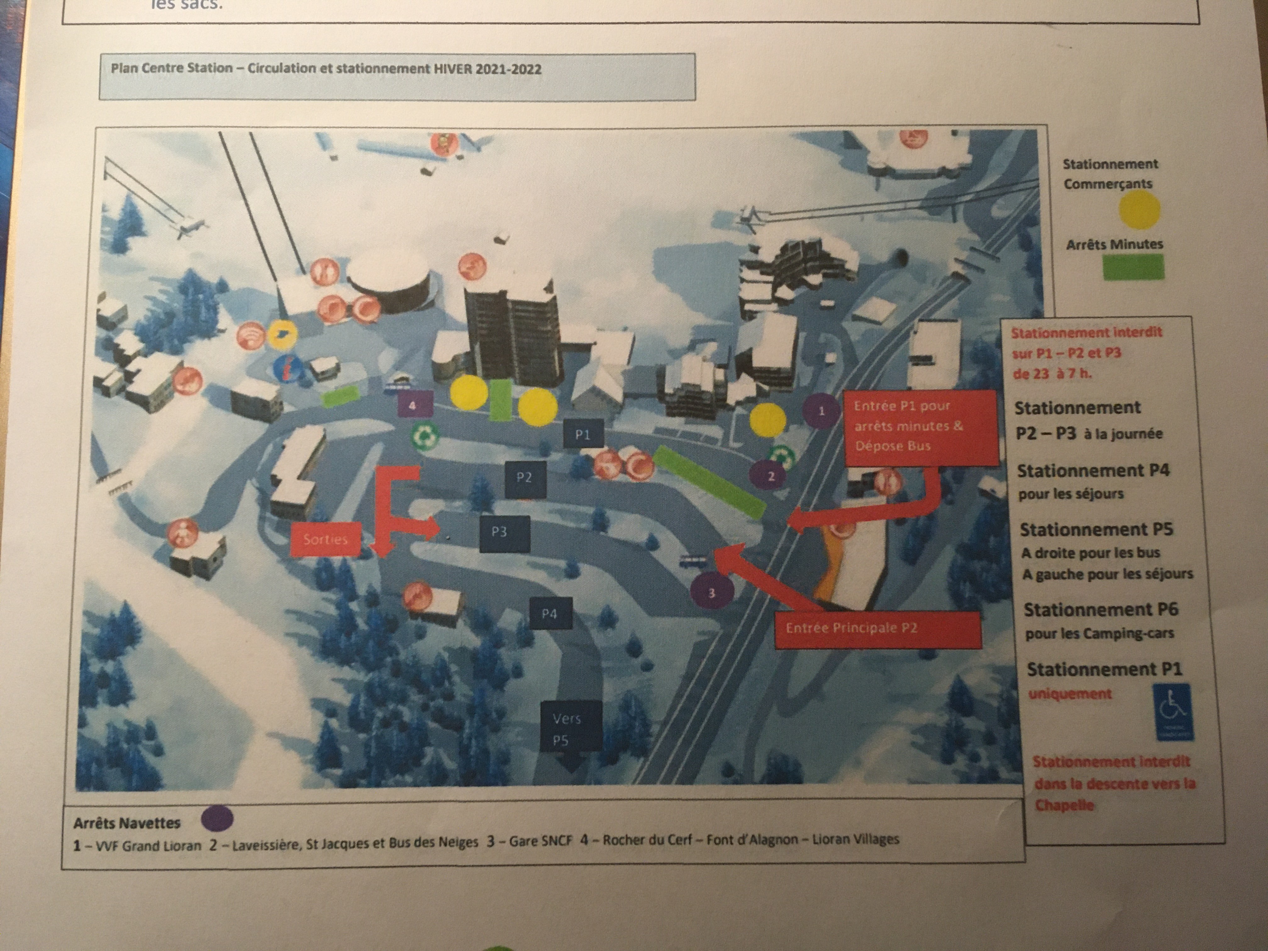 plan organisation des parkings