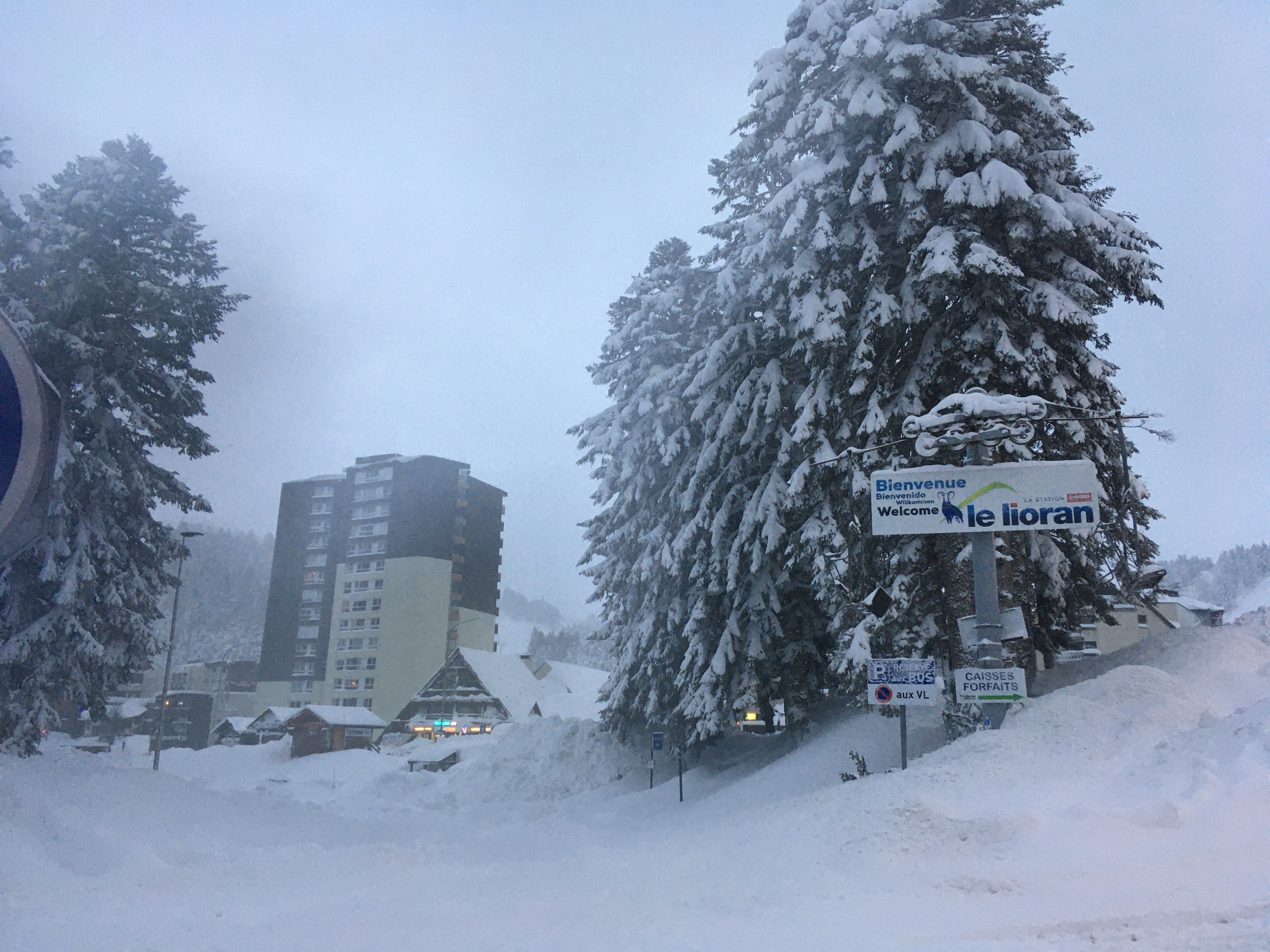 entrée du coeur de station à 8 heures