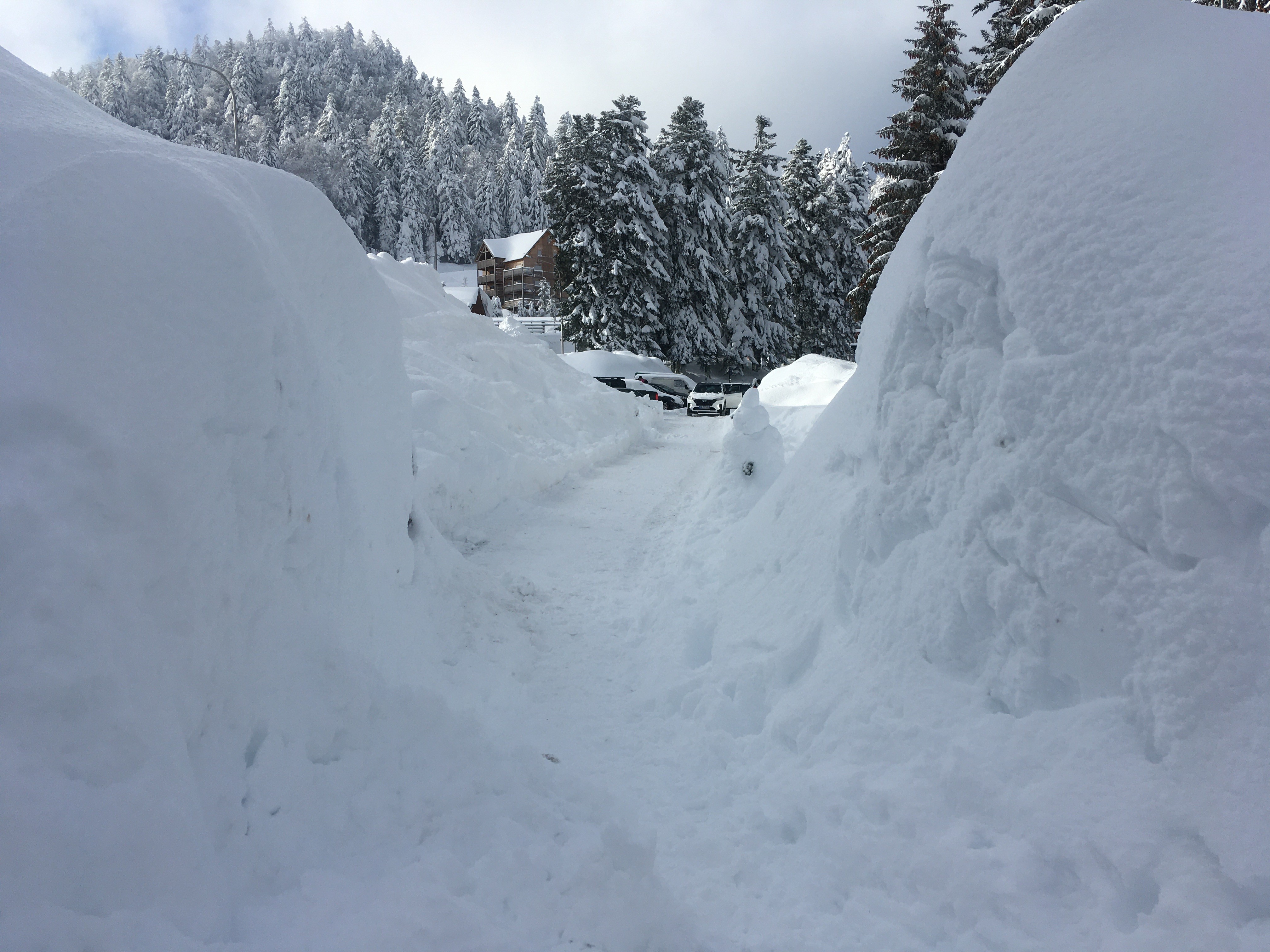 1311 couloir de neige accès au P2