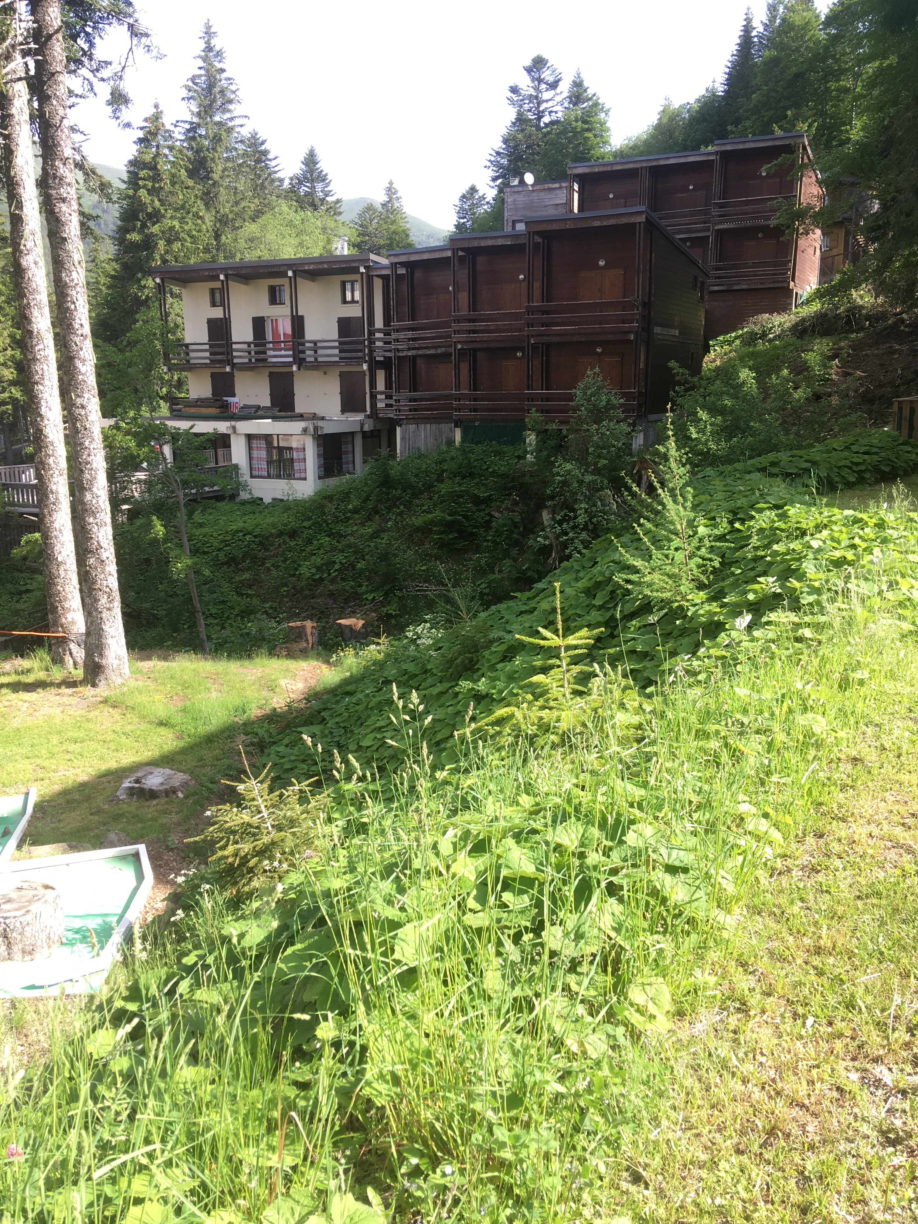 les chalets côté piste