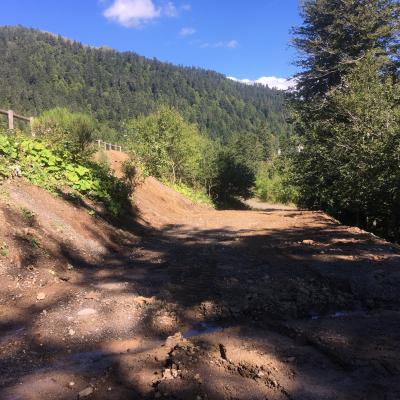 nouvel accès à piste gare vu du haut