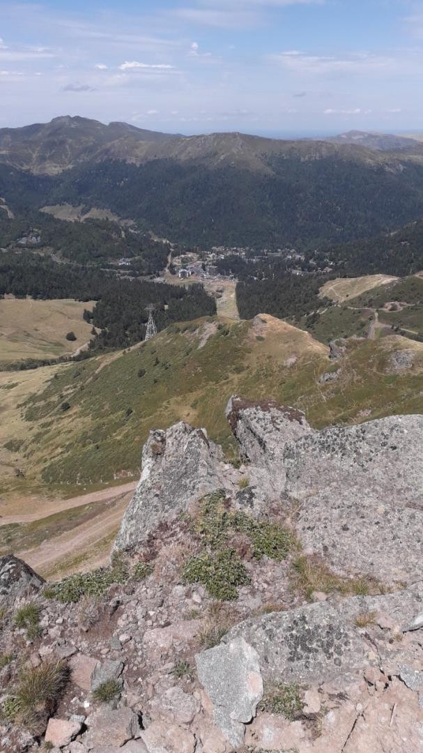 vue de la sation à partir du pylone TDF