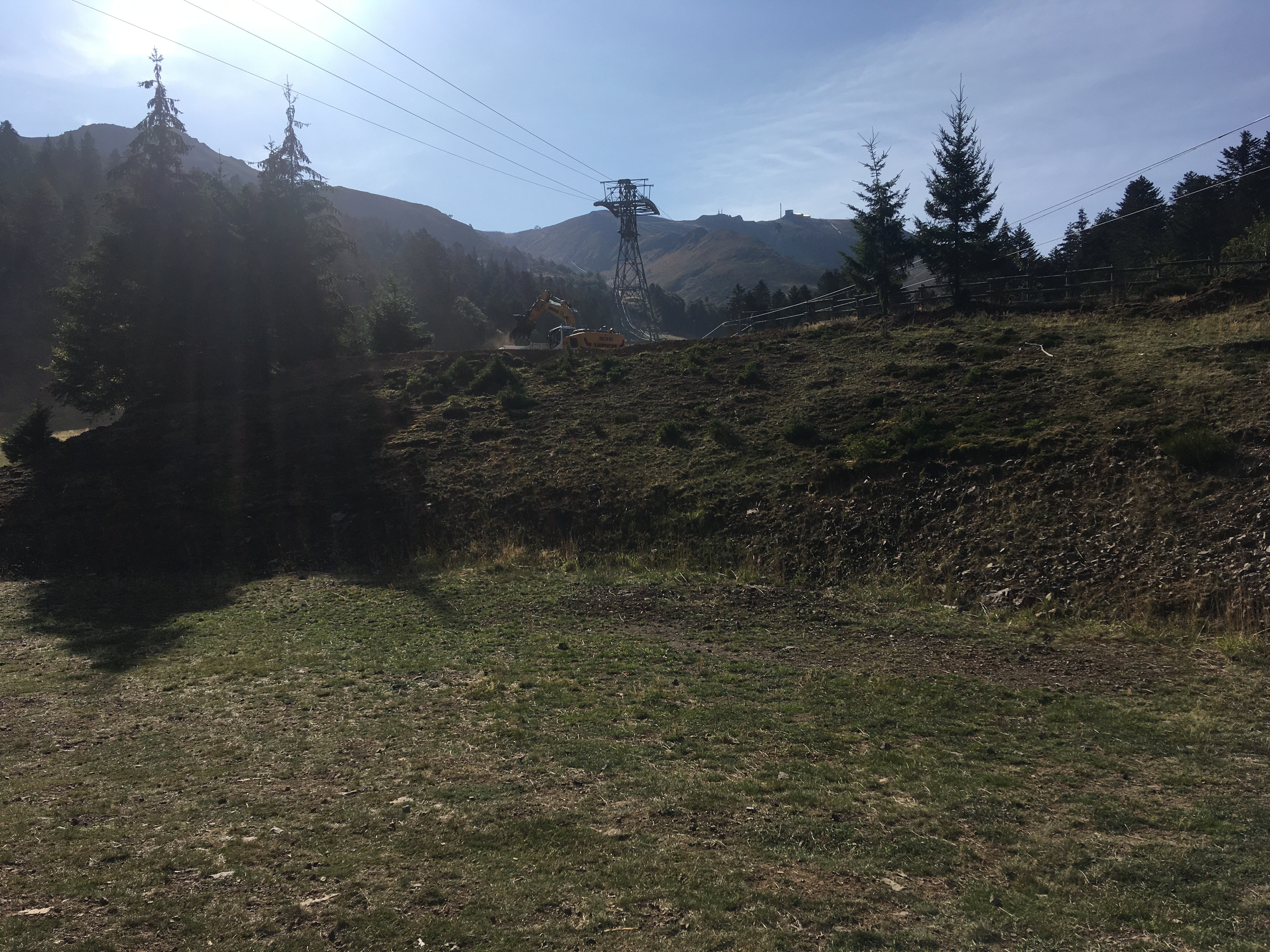 vue de la sortie du tapis roulant débutant