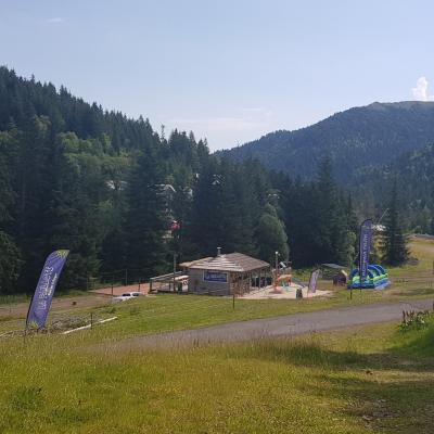 Paillotte avec jeux 2477