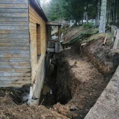 Travaux salle hors sac